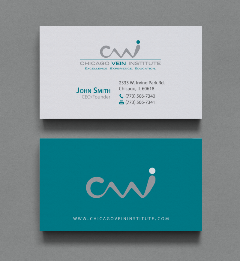Business Card Design by chandrayaan.creative for Chicago Vein Institute | Design #10312287