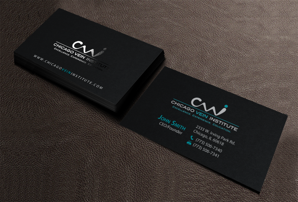 Business Card Design by chandrayaan.creative for Chicago Vein Institute | Design #10312290