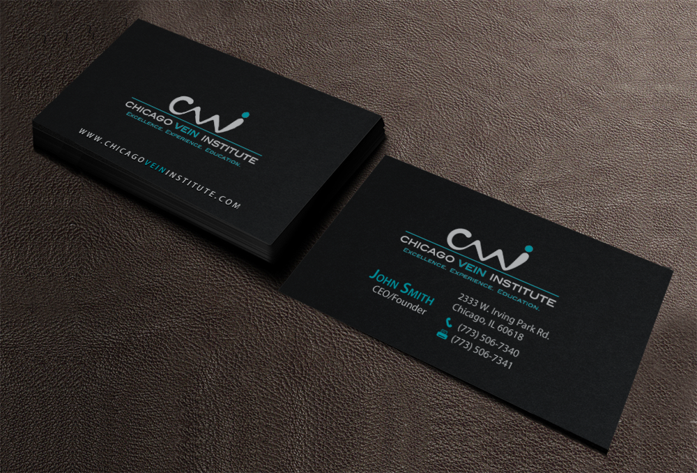 Business Card Design by chandrayaan.creative for Chicago Vein Institute | Design #10312294