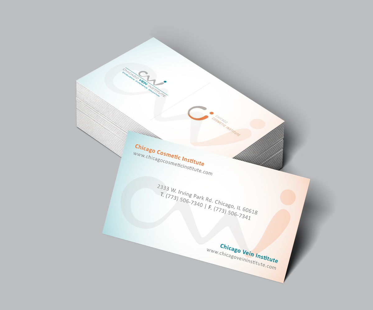 Business Card Design by tanmoy.pramanik for Chicago Vein Institute | Design #10329334