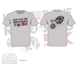 The Forgotten Foundation's 3rd annual Run for the Refugees 5k | Diseño de Camiseta por nreimer