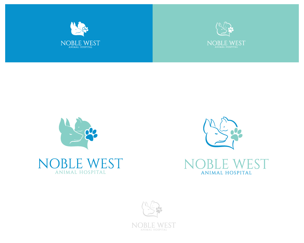 Logo Design by Pram Shaw for Noble West Animal Hospital | Design #10310726
