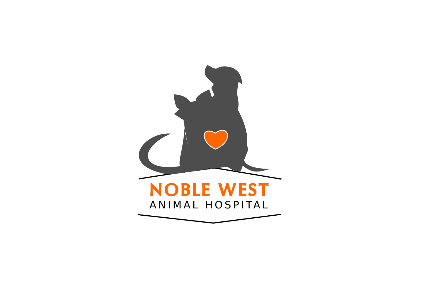 Logo Design by Websaar Solutions for Noble West Animal Hospital | Design #10324431