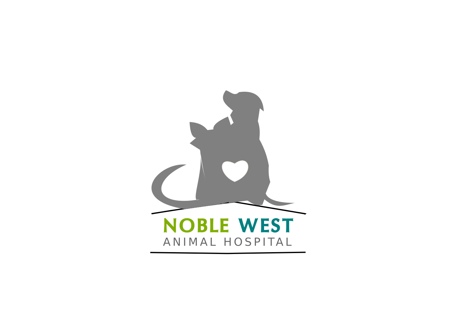 Diseño de Logo por Websaar Solutions para Noble West Animal Hospital | Diseño #10324432