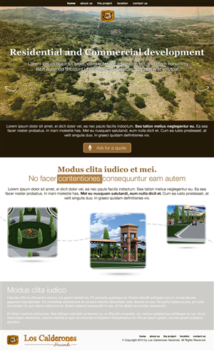 Web Design by Myke8 for this project | Design #2187814