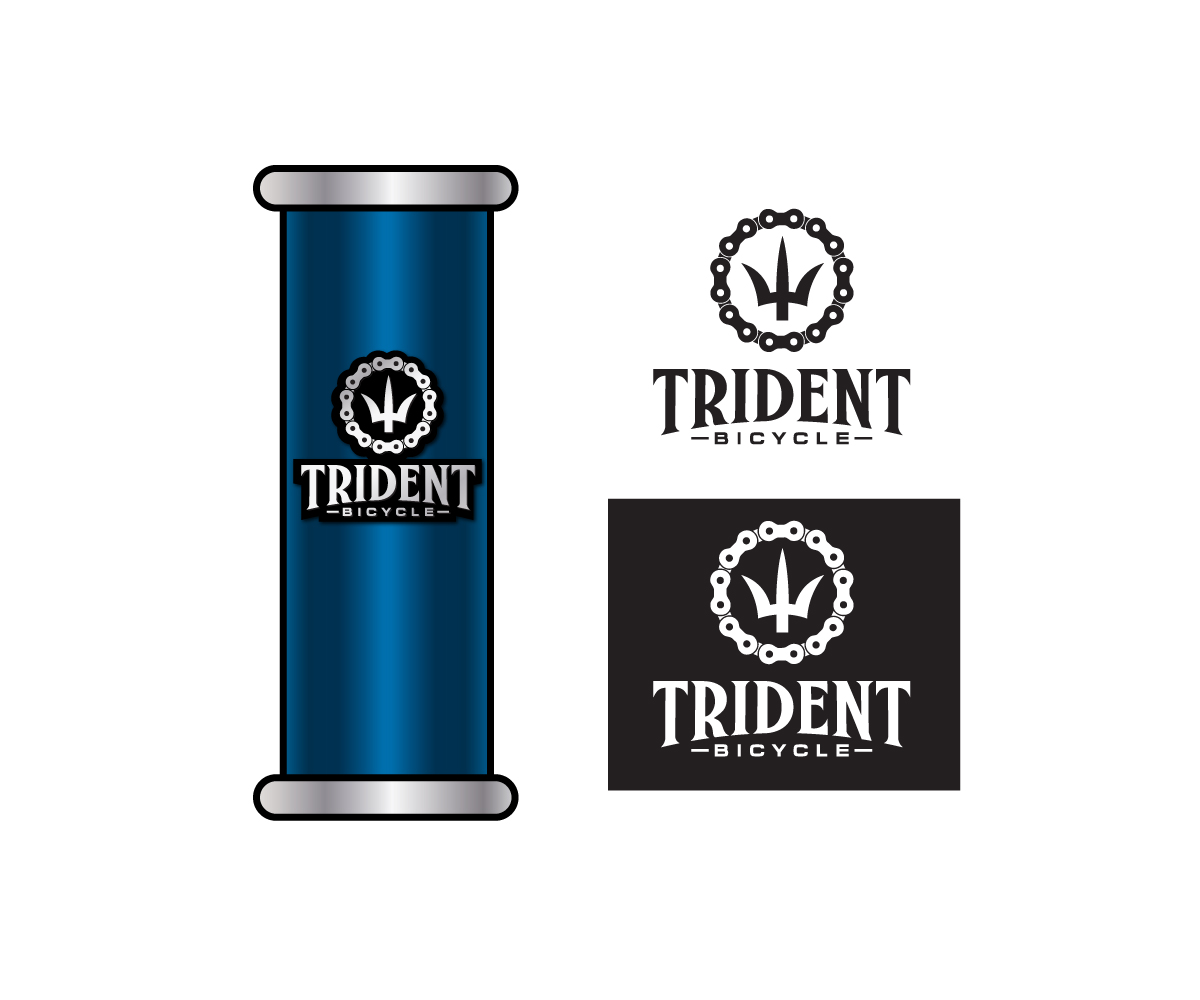 Logo Design by Buck Tornado for Trident Bicycle Company | Design #2179109