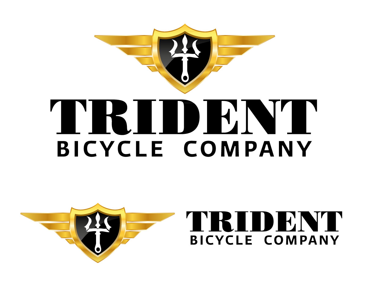 Logo Design by Crest Logo Designs for Trident Bicycle Company | Design #2193046