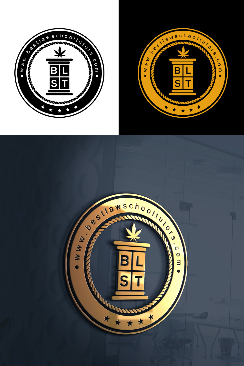 Diseño de Logo por seetharam para www.bestlawschooltutors.com | Diseño #10309897