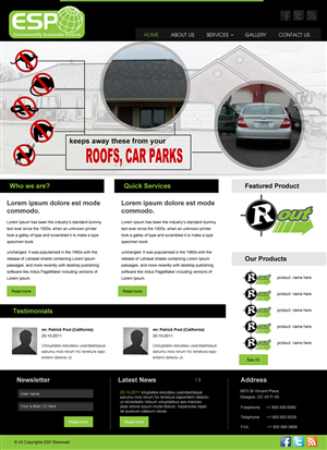 Web Design by pb for this project | Design: #454404