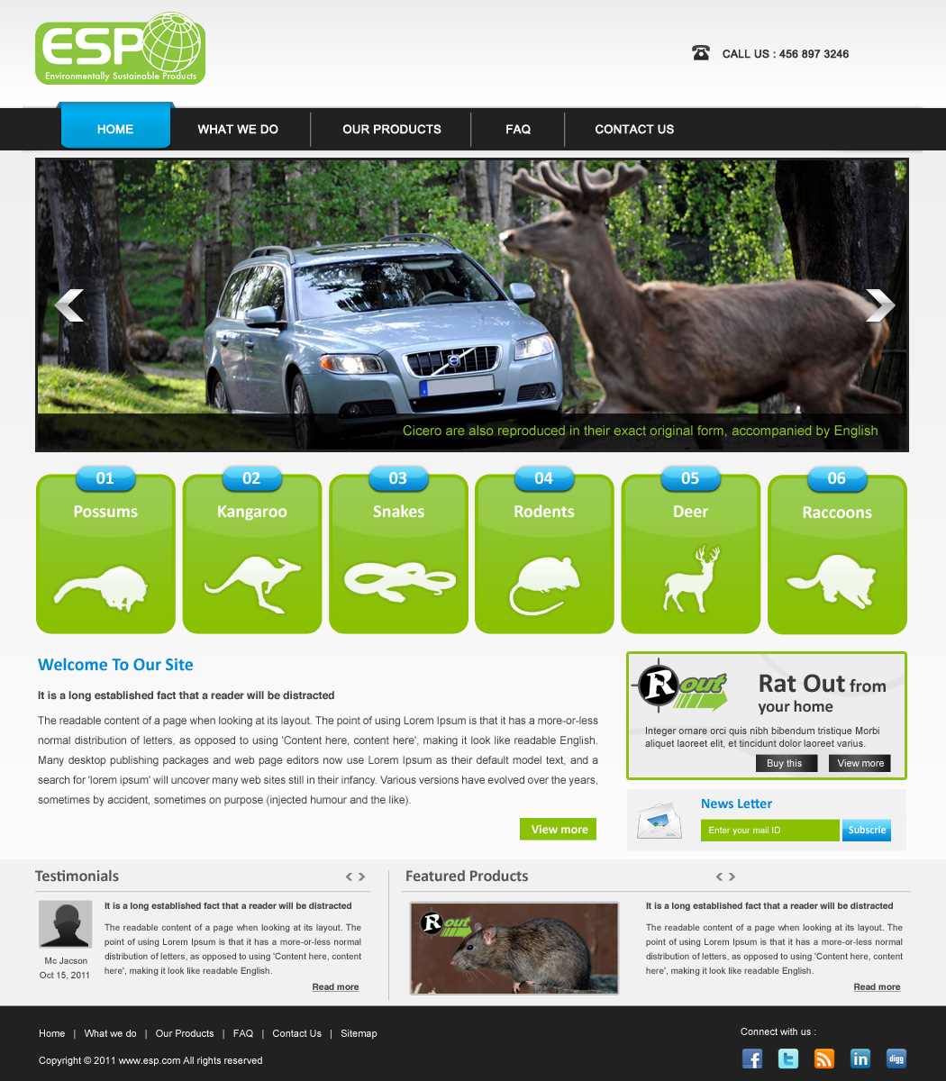 Web Design by pb for this project | Design: #454405
