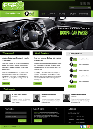 Web Design by pb for this project | Design: #455135