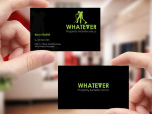 Business Card Design by Creations Box 2015 for Whatever Property Maintenance  | Design: #10325263