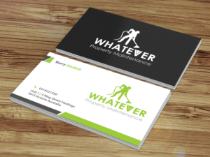 Business Card Design by Creations Box 2015 for Whatever Property Maintenance  | Design: #10325266