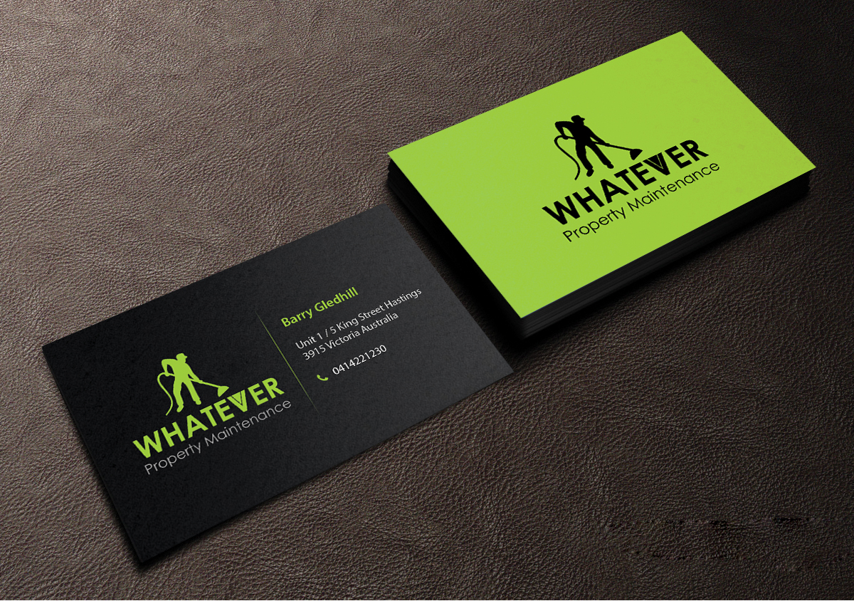 Design de Carte de Visite par Creations Box 2015 pour Whatever Property Maintenance  | Design #10325267