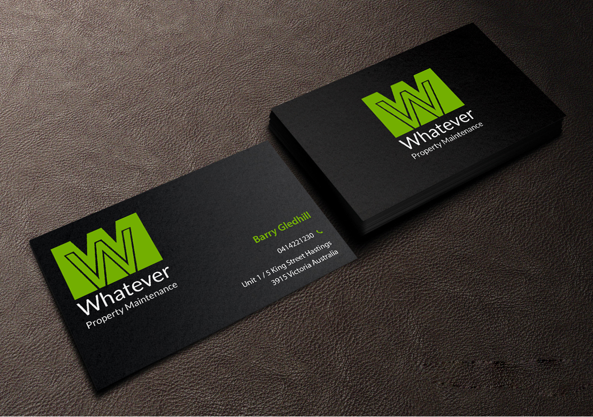 Design de Carte de Visite par Creations Box 2015 pour Whatever Property Maintenance  | Design #10325269