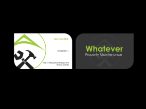 Business Card Design by Creations Box 2015 for Whatever Property Maintenance  | Design: #10325284