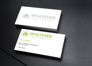 Business Card Design by Creations Box 2015 for Whatever Property Maintenance  | Design: #10325285