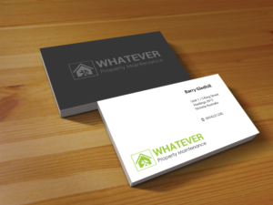 Business Card Design by Creations Box 2015 for Whatever Property Maintenance  | Design: #10325288