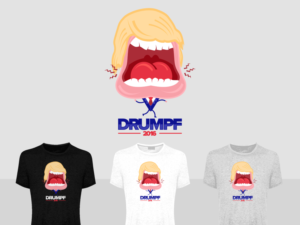 Donald Trump "Drumpf" The TShirt should use Donald's title "DRUMPF" 