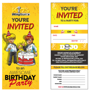 Kids Birthday Parties Invitations