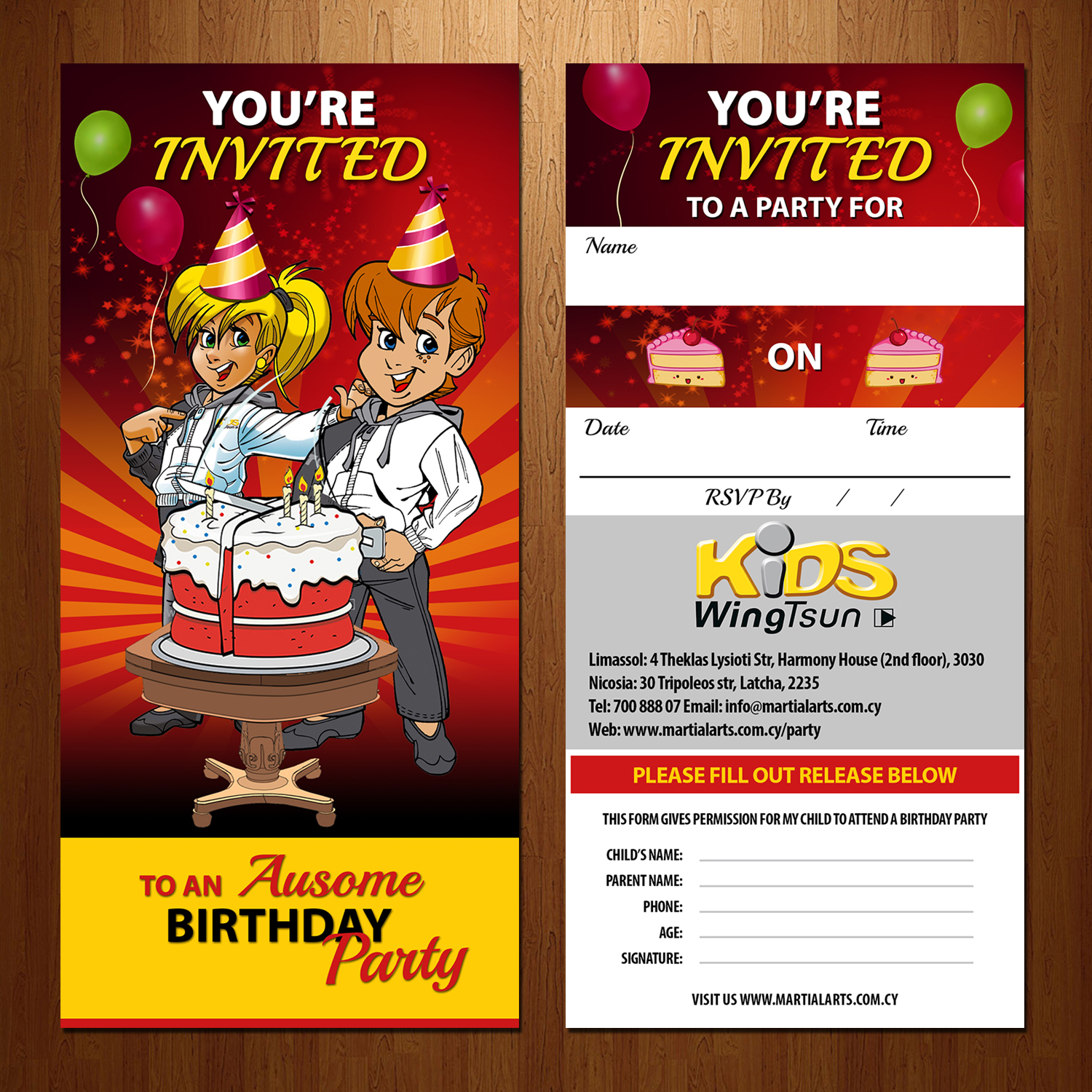 Invitation Design by VEGA-Designs for this project | Design #10342177