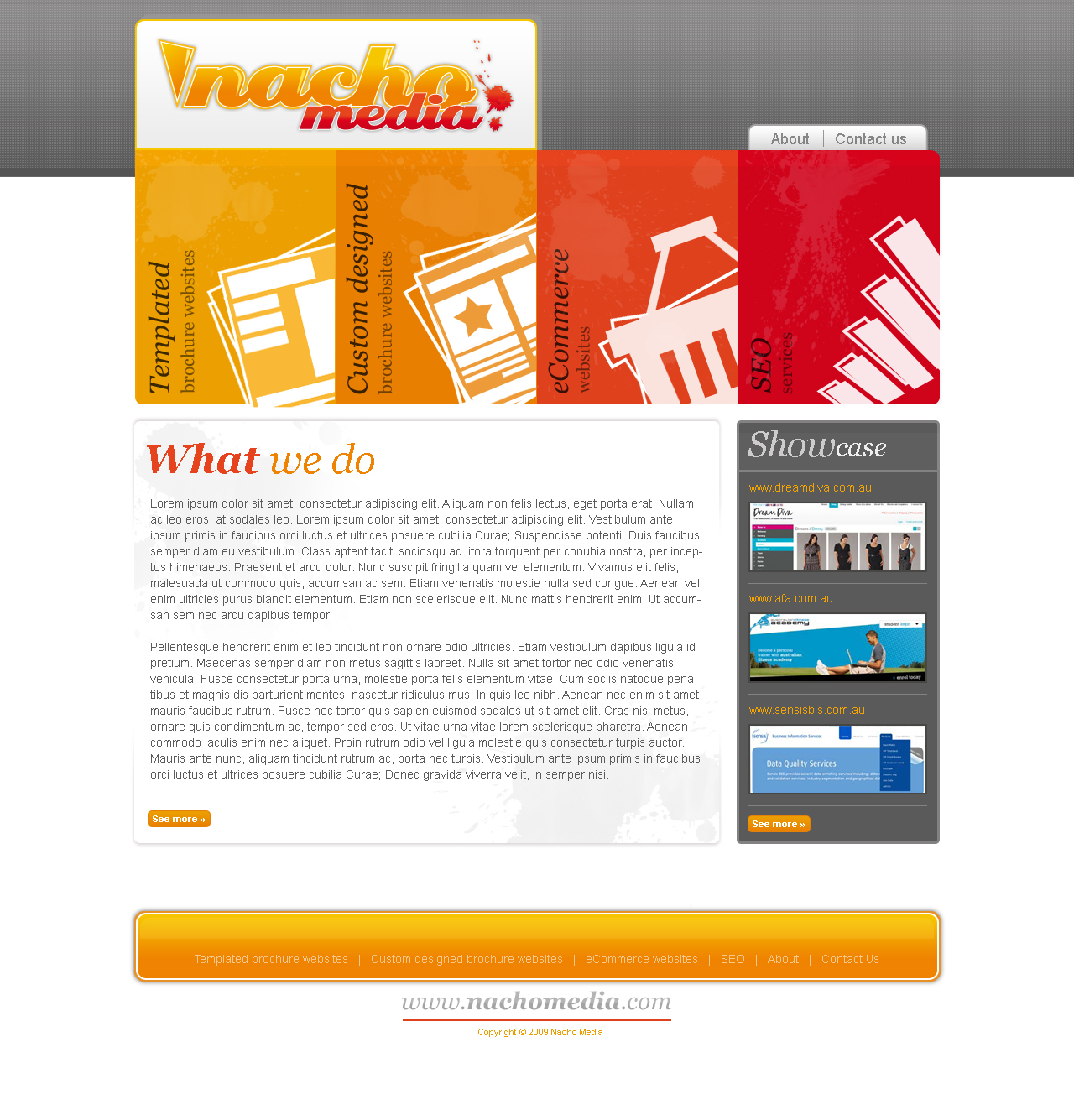 Web-Design von Dayiskuan für Nacho Media | Design #19945