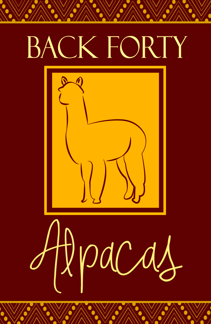 Logo Design by Brenda Zaragoza for Back Forty Alpacas | Design #2195635