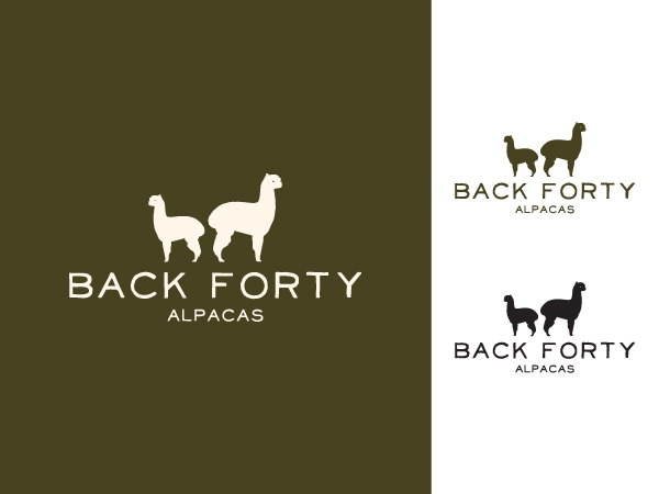 Logo Design by Hoopoe for Back Forty Alpacas | Design #2176867