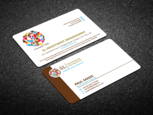 Business Card Design by Verified artistry for SL Investment Management | Design: #10331441