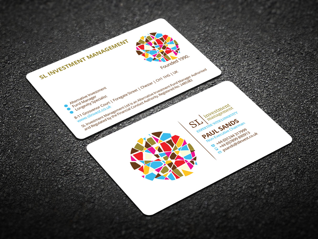 Business Card Design by Verified artistry for SL Investment Management | Design #10331443