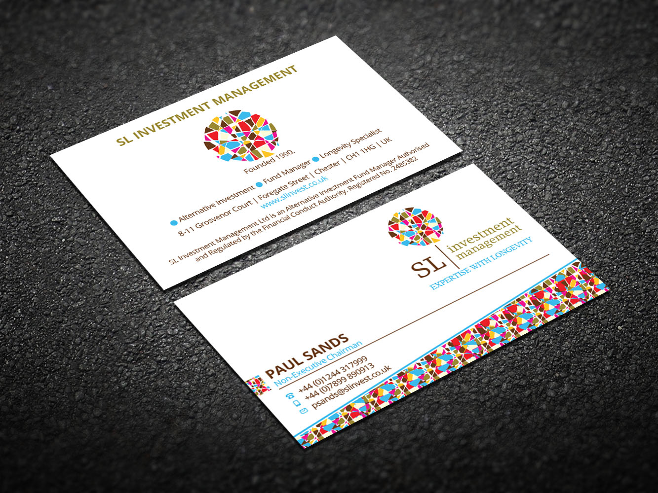 Business Card Design by Verified artistry for SL Investment Management | Design #10331447