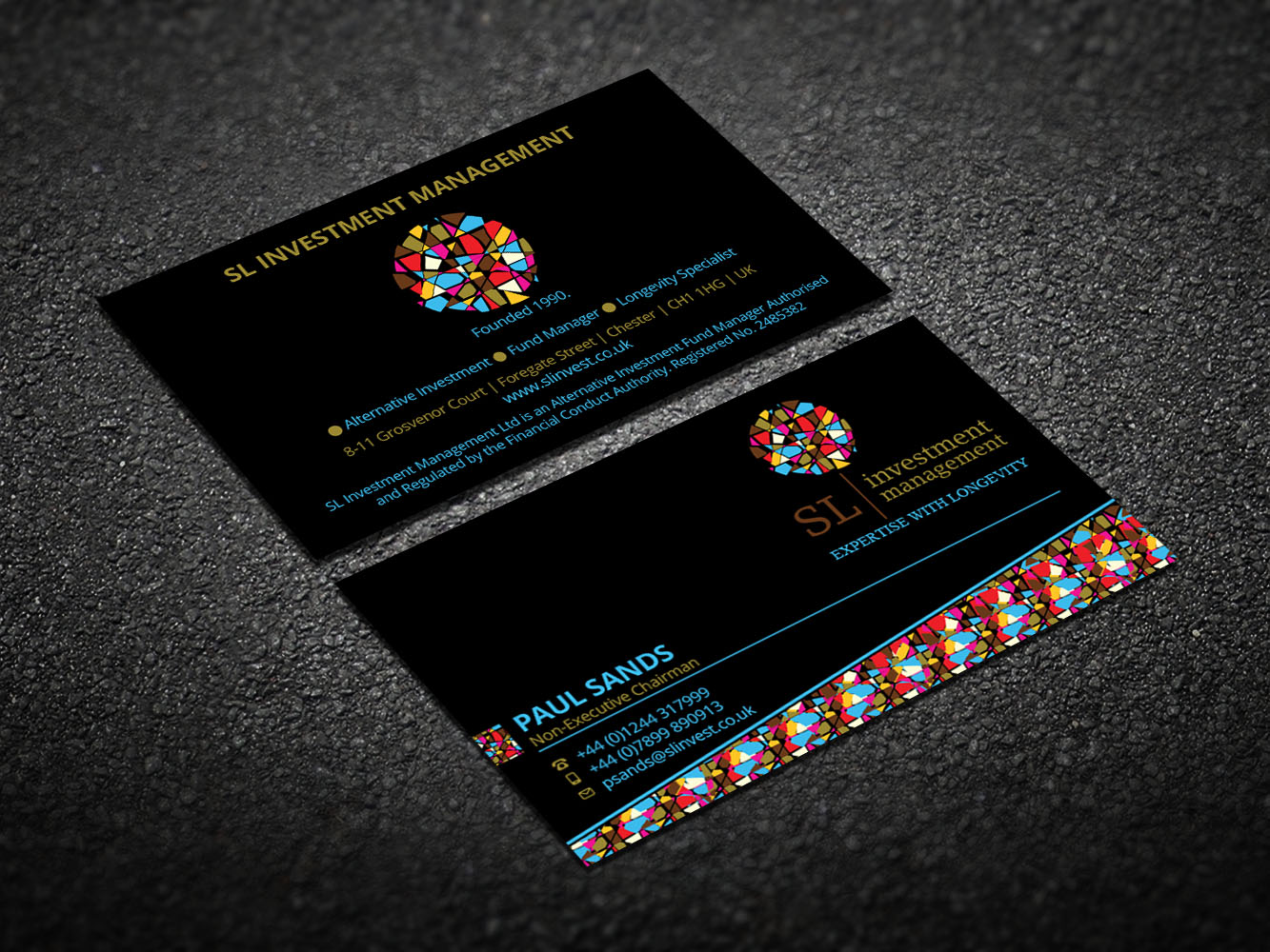 Business Card Design by Verified artistry for SL Investment Management | Design #10331450