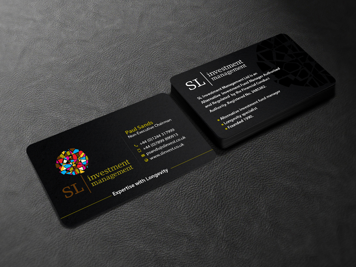 Visitenkarten-Design von Creations Box 2015 für SL Investment Management | Design #10315209