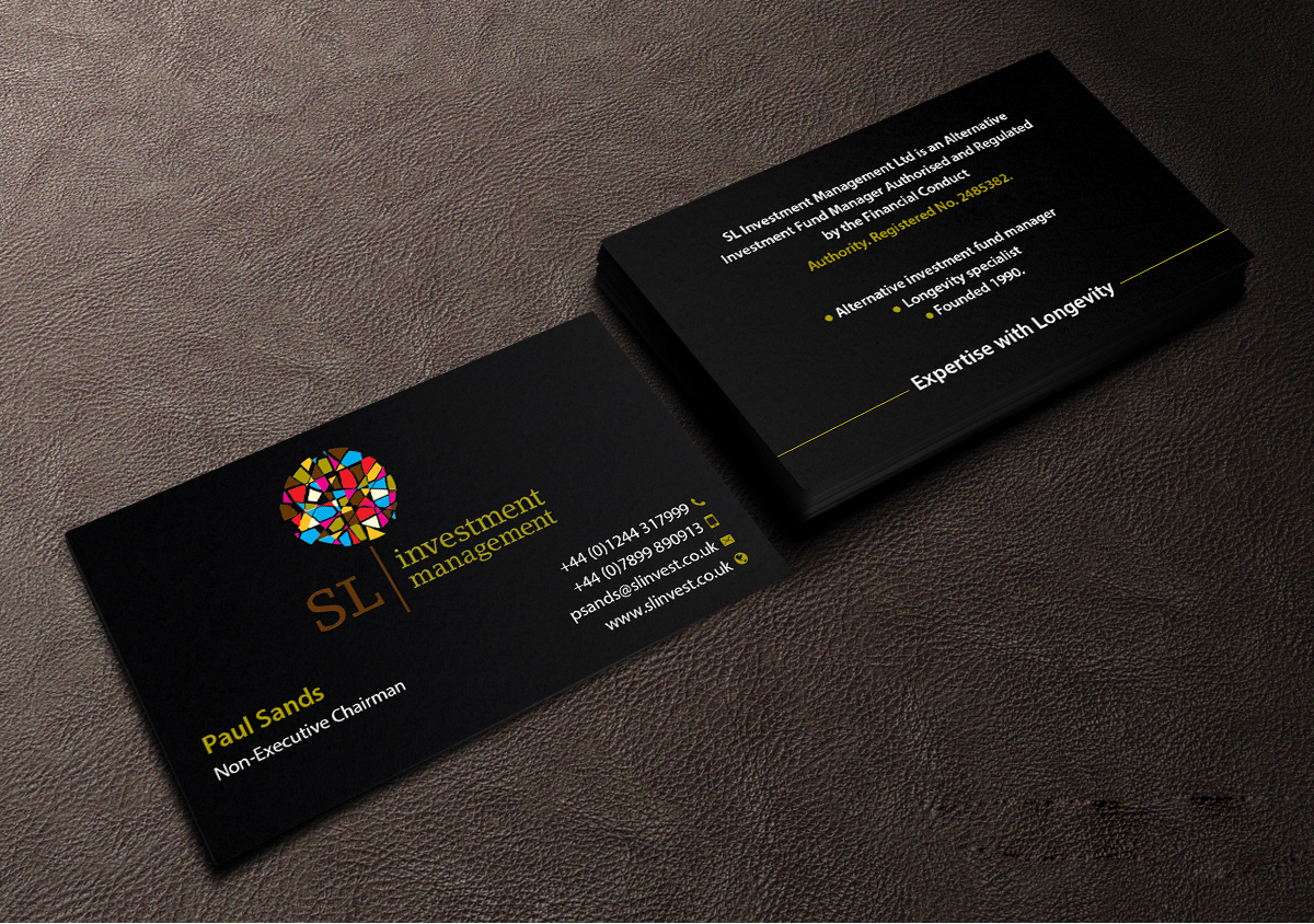 Visitenkarten-Design von Creations Box 2015 für SL Investment Management | Design #10315210