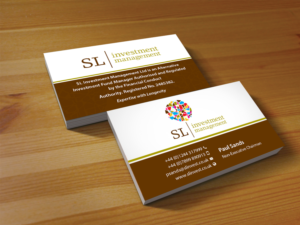 Business Card Design by Creations Box 2015 for SL Investment Management | Design: #10315217