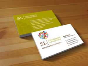 Business Card Design by Creations Box 2015 for SL Investment Management | Design: #10315224