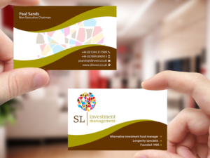 Business Card Design by Creations Box 2015 for SL Investment Management | Design: #10315230