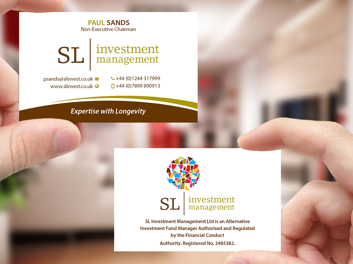 Visitenkarten-Design von Creations Box 2015 für SL Investment Management | Design #10315231