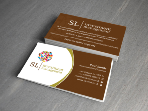 Business Card Design by Creations Box 2015 for SL Investment Management | Design: #10315235