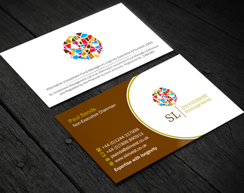 Business Card Design by Brand aid for SL Investment Management | Design #10322506