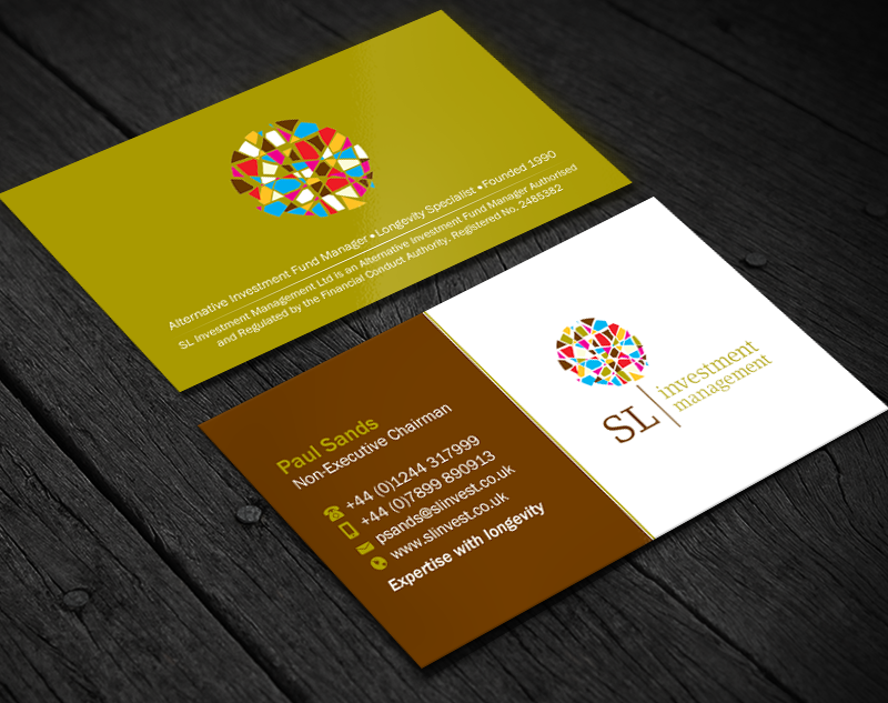 Business Card Design by Brand aid for SL Investment Management | Design #10322507