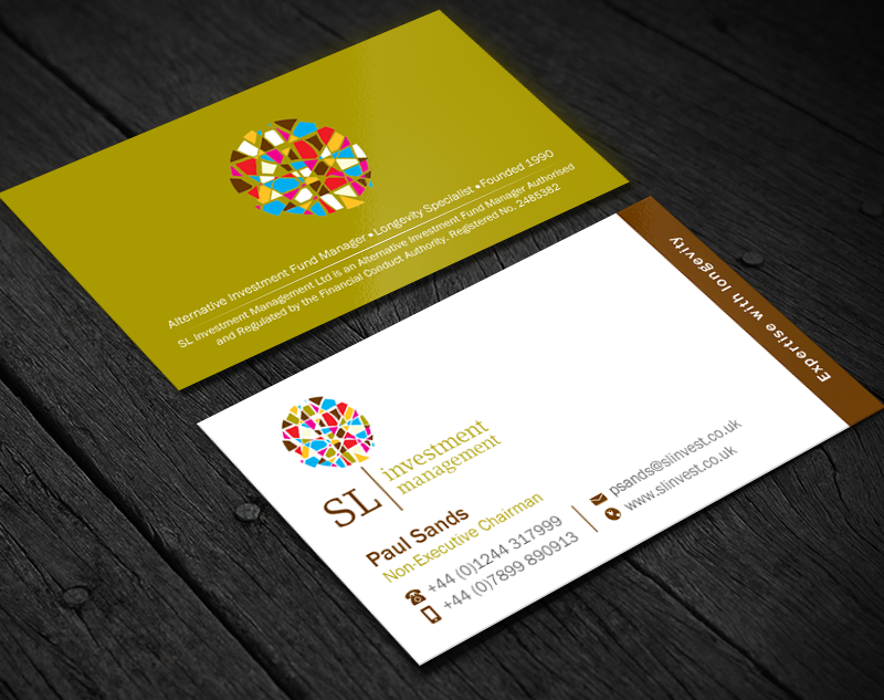 Diseño de Tarjeta de Presentación por Brand aid para SL Investment Management | Diseño #10322510
