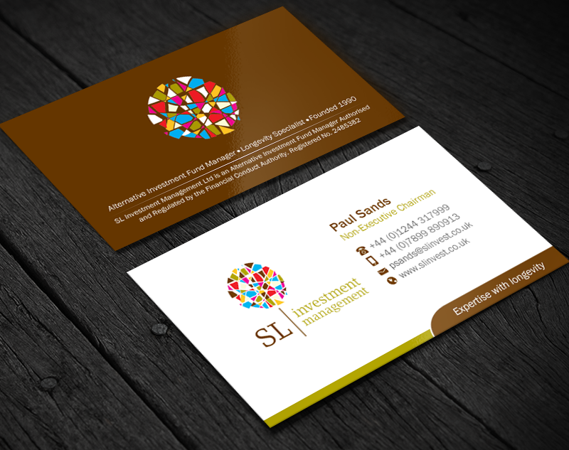 Business Card Design by Brand aid for SL Investment Management | Design #10322511