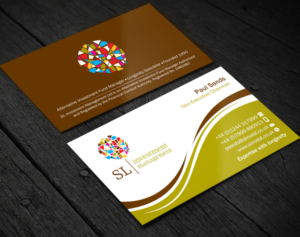 Business Card Design by Brand aid for SL Investment Management | Design: #10322513