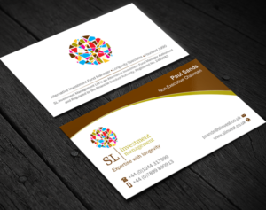Business Card Design by Brand aid for SL Investment Management | Design: #10322515