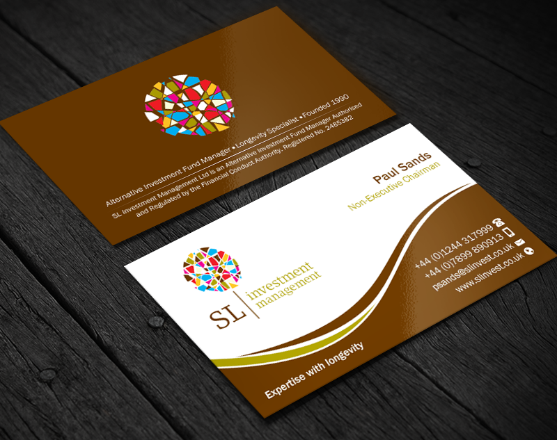 Business Card Design by Brand aid for SL Investment Management | Design #10322516