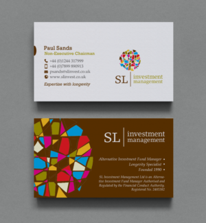 Business Card Design by chandrayaan.creative for SL Investment Management | Design #10310120