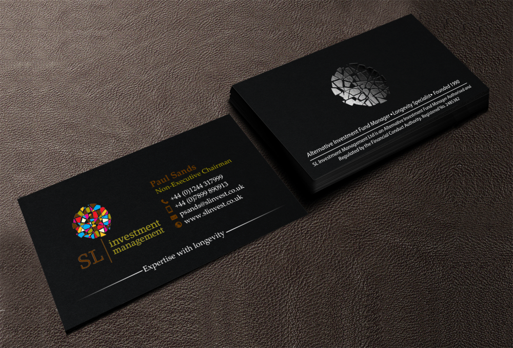 Business Card Design by chandrayaan.creative for SL Investment Management | Design #10312102