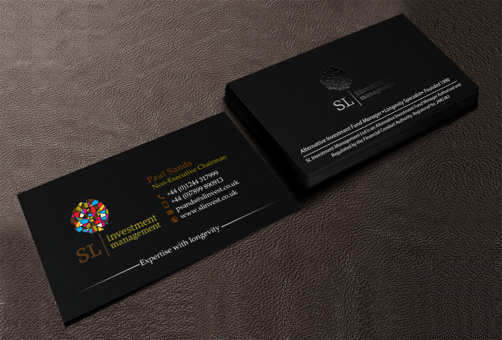 Visitenkarten-Design von chandrayaan.creative für SL Investment Management | Design #10312135