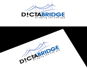 Bridging the EHR Gap or Bridging the Gap if somehow EHR is incoporated into the Bridge image | Diseño de Logo por blue eye